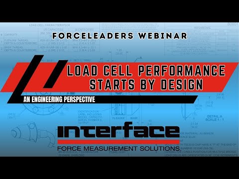 interfaceforce's tweet card. Load Cell Performance Starts By Design Webinar