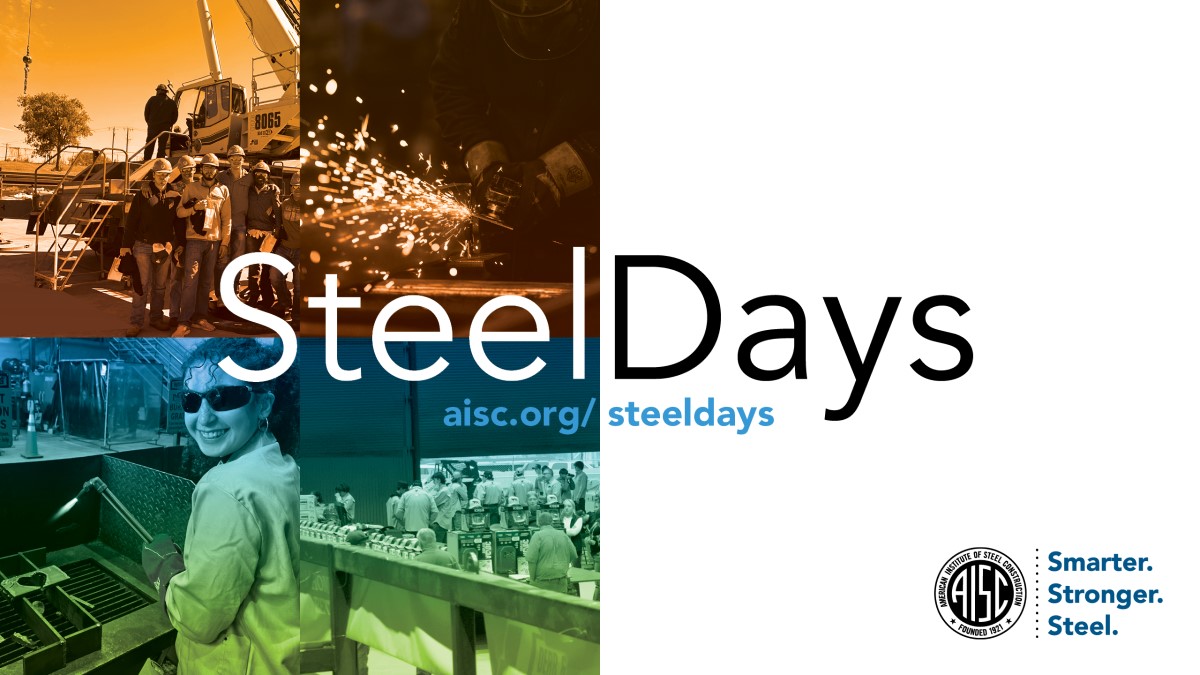 ShortSpanSteel's tweet card. Celebrate SteelDays, a nationwide event honoring the people, projects, and innovations that make steel exceptional. Register now to attend and join the celebration.