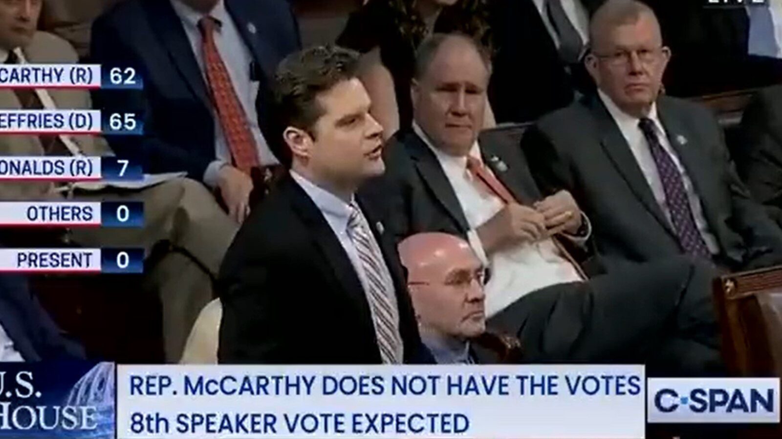 gatewaypundit's tweet card.            Kevin McCarthy just lost the vote for House Speaker for the SEVENTH TIME.