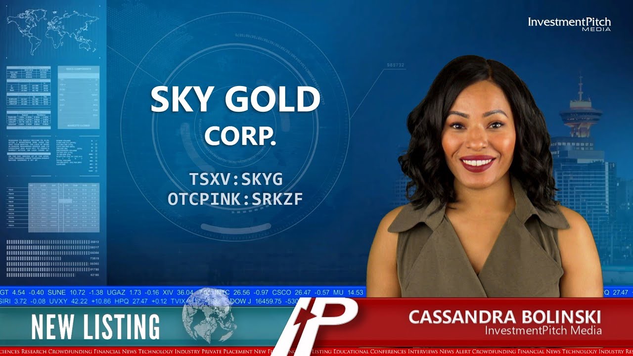 PrettysBook's tweet card. New Listing: Sky Gold Corp (TSXV:SKYG)