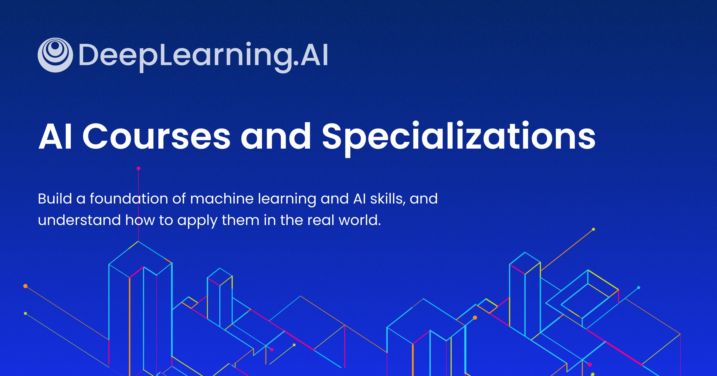 drrobcincotta's tweet card. DeepLearning.AI | Andrew Ng | Join over 7 million people learning how to use and build AI through our online courses. Earn certifications, level up your skills, and stay ahead of the industry.