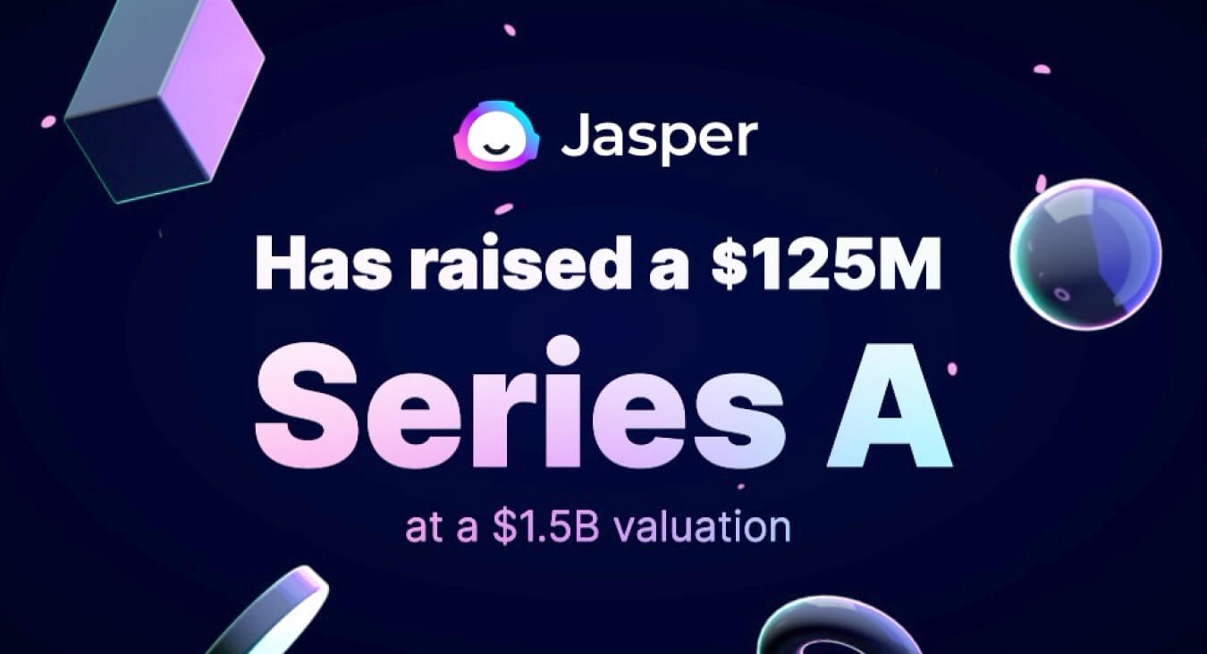 aitextgenerator's tweet card. Jasper, an AI Content Platform, today announced it has raised a $125 million series A funding round at a $1.5 billion valuation.