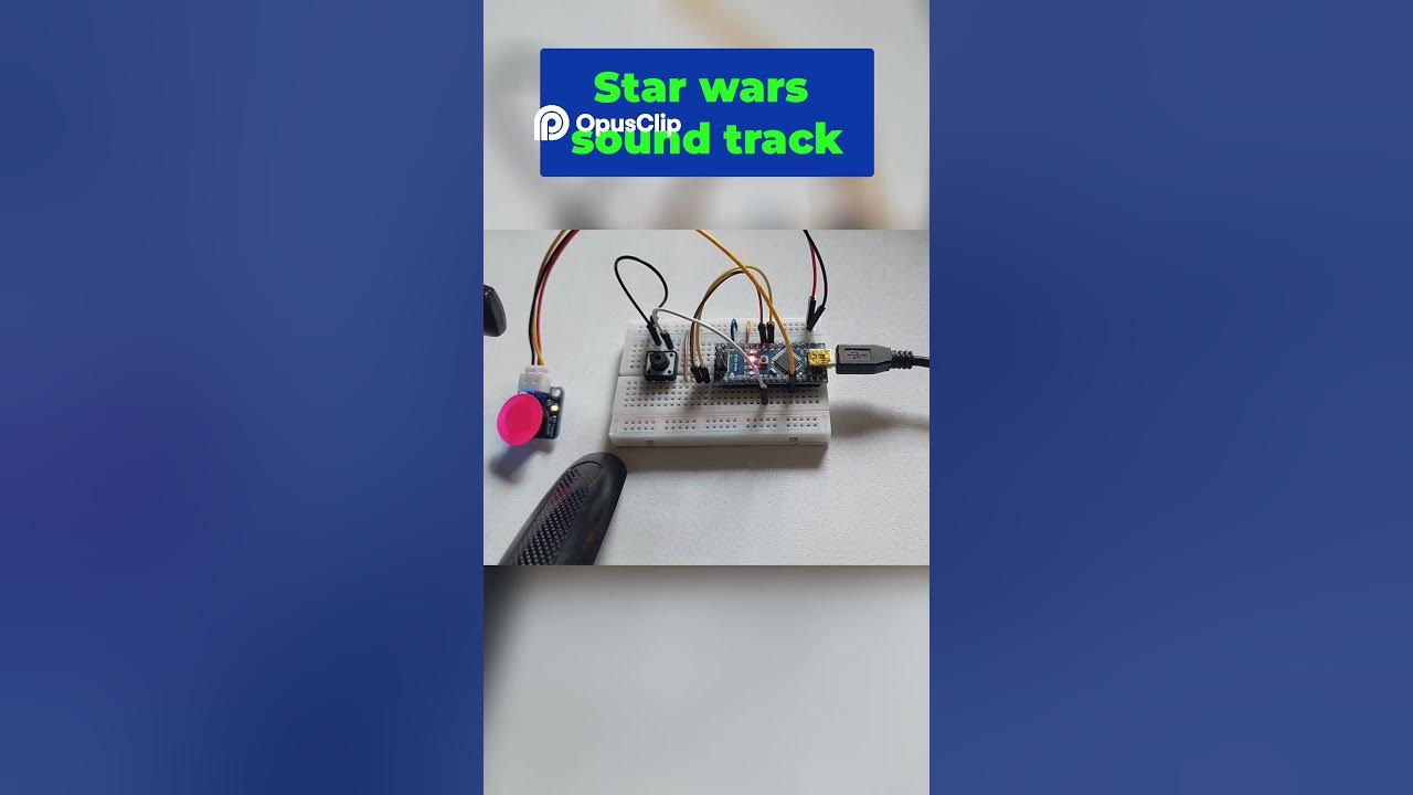 mattantonelli's tweet card. Star Wars Sound Track with Arduino #arduinoboard #arduino #espressif