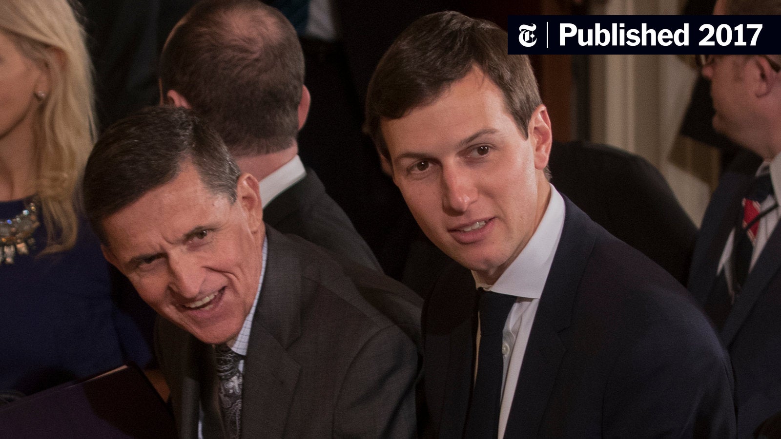 nytimes's tweet card. The president’s son-in-law and incoming national security adviser met with the ambassador, Sergey I. Kislyak, for 20 minutes at Trump Tower in December.