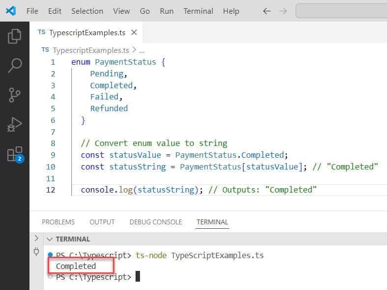 pythonguides's tweet card. Learn how to Convert TypeScript Enum to String using different methods. Includes examples for both numeric and string enums, plus best practices for clean code.