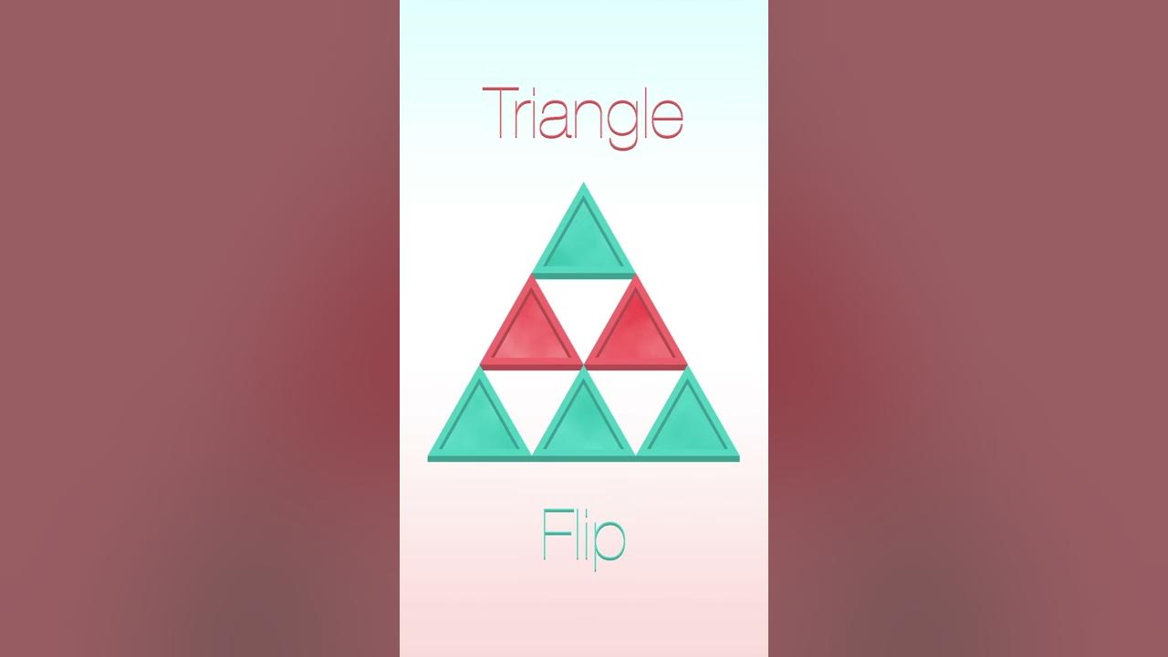 Code_Handwerker's tweet card. Triangle Flip App Preview