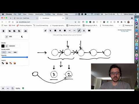 codingintervie2's tweet card. Merge sort @ Алгосики для самых маленьких, s3e4