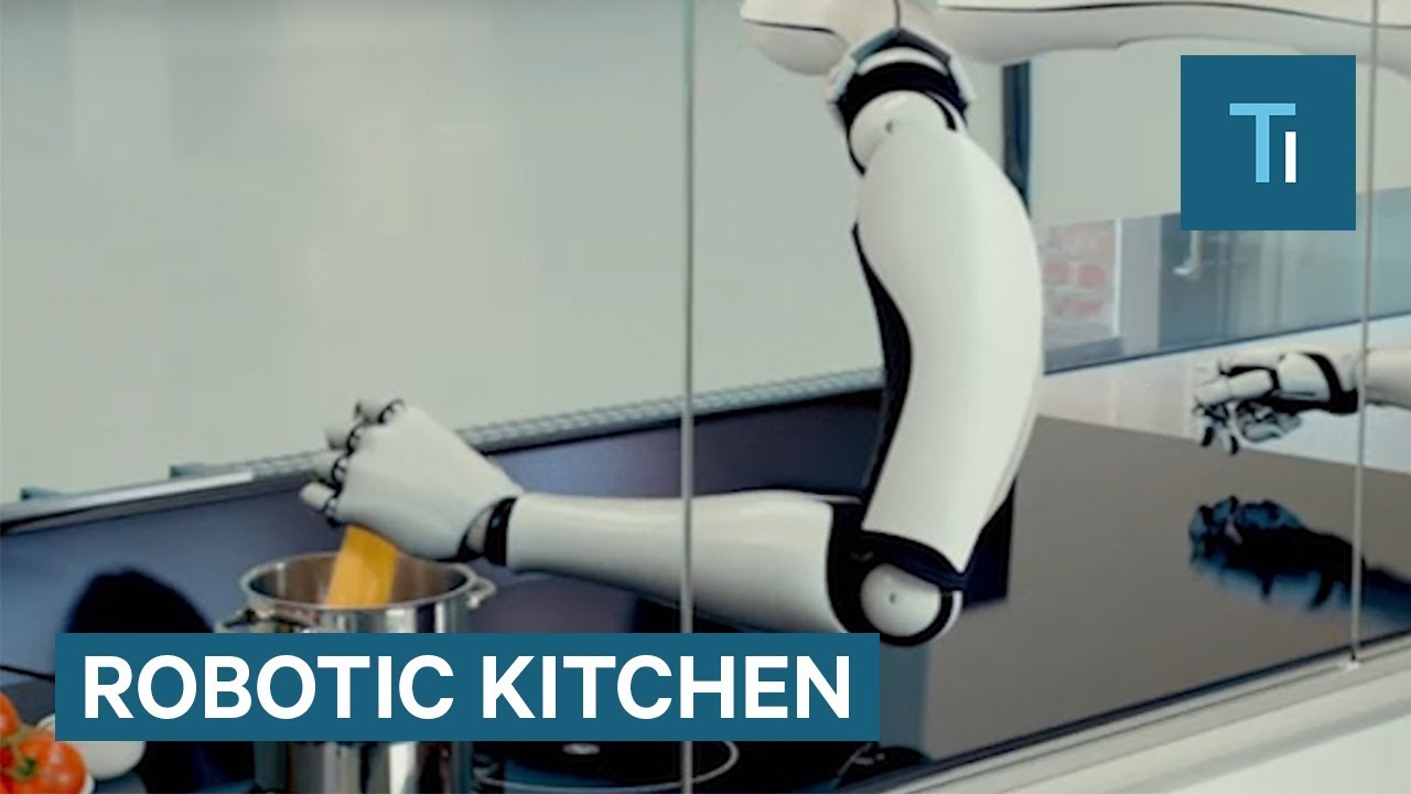 JustTweetGeorge's tweet card. Robotic Chef Does All The Cooking For You