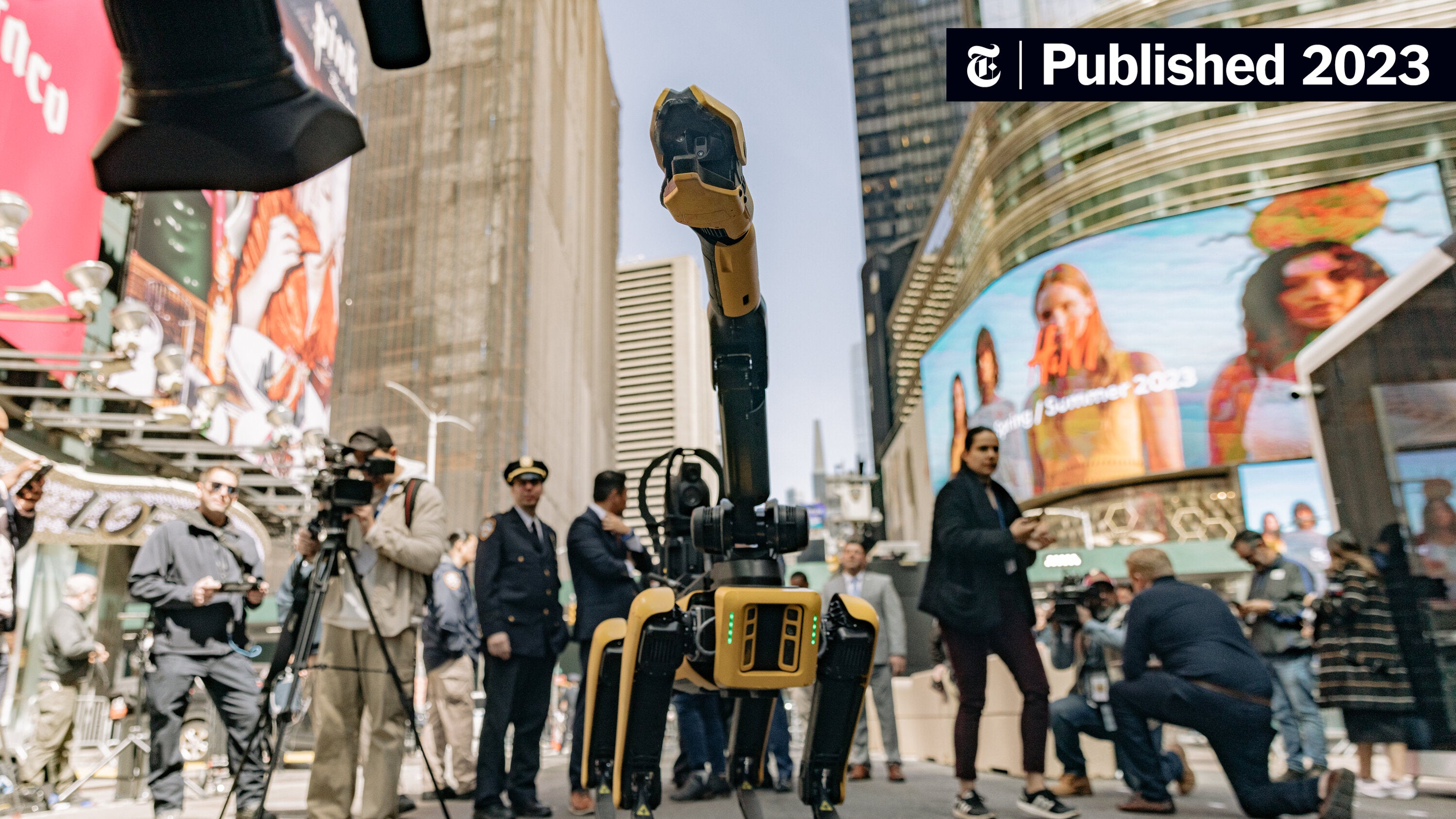 loganyc's tweet card. Mayor Eric Adams unveiled an array of high-tech security devices that he said the Police Department would use to ensure New Yorkers’ safety.
