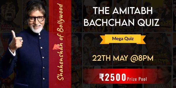 SDK4551's tweet card. Step into the legendary world of Bollywood with our 'Shahenshah of Bollywood' quiz, dedicated to the iconic Amitabh Bachchan. Test your knowledge of his illustrious career, unforgettable dialogues,...