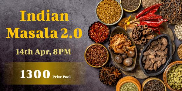 krayonnz's tweet card. Indian Masala Quiz 2.0 - The Ultimate Food Quiz is back after seeing a great participation in Indian Masala Quiz. A delightful exploration of spices knowledge that combines taste and trivia. Get...