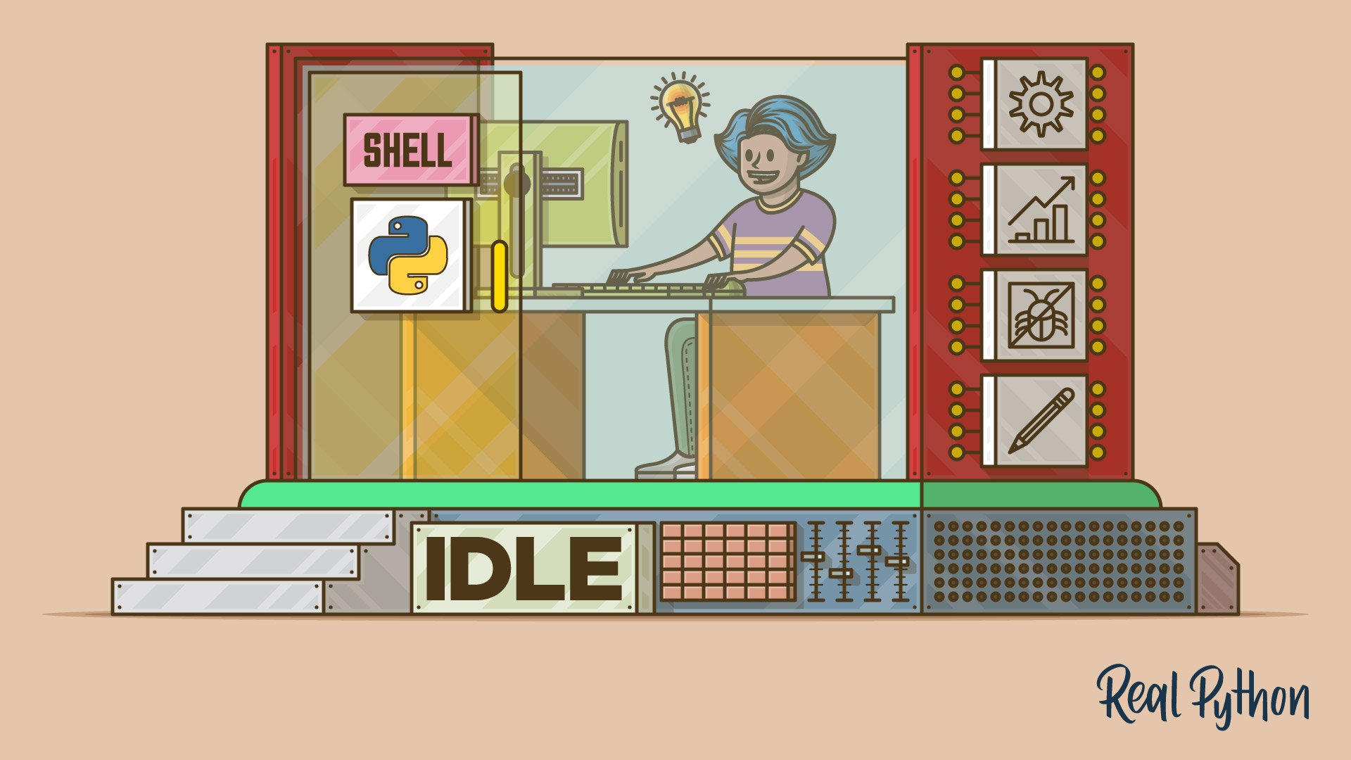realpython's tweet card. In this quiz, you'll test your understanding of Python IDLE, the default integrated development environment (IDE) that comes bundled with every Python installation. You'll revisit how to interact...