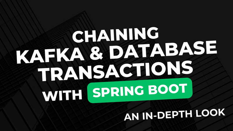 spring_io's tweet card. Twitter | LinkedIn | YouTube In this article, we explore the complexities of handling transactions...
