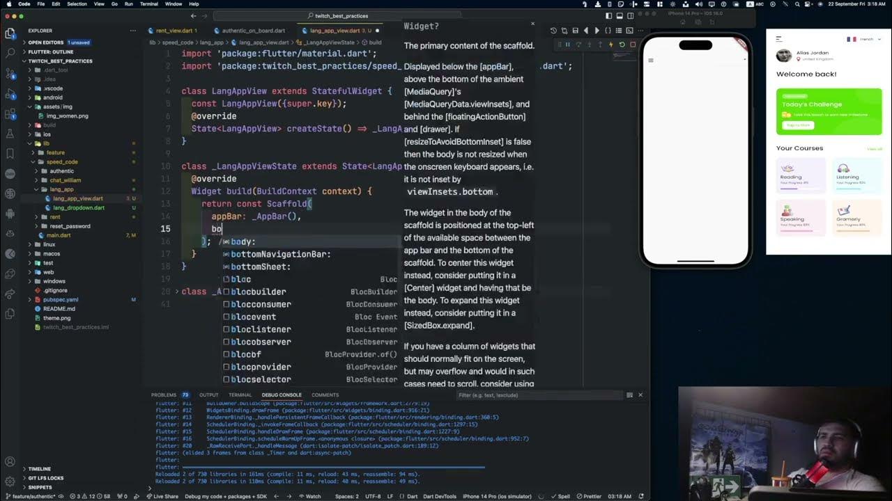 10VBacik's tweet card. kurs ekranı #onlycode #flutter