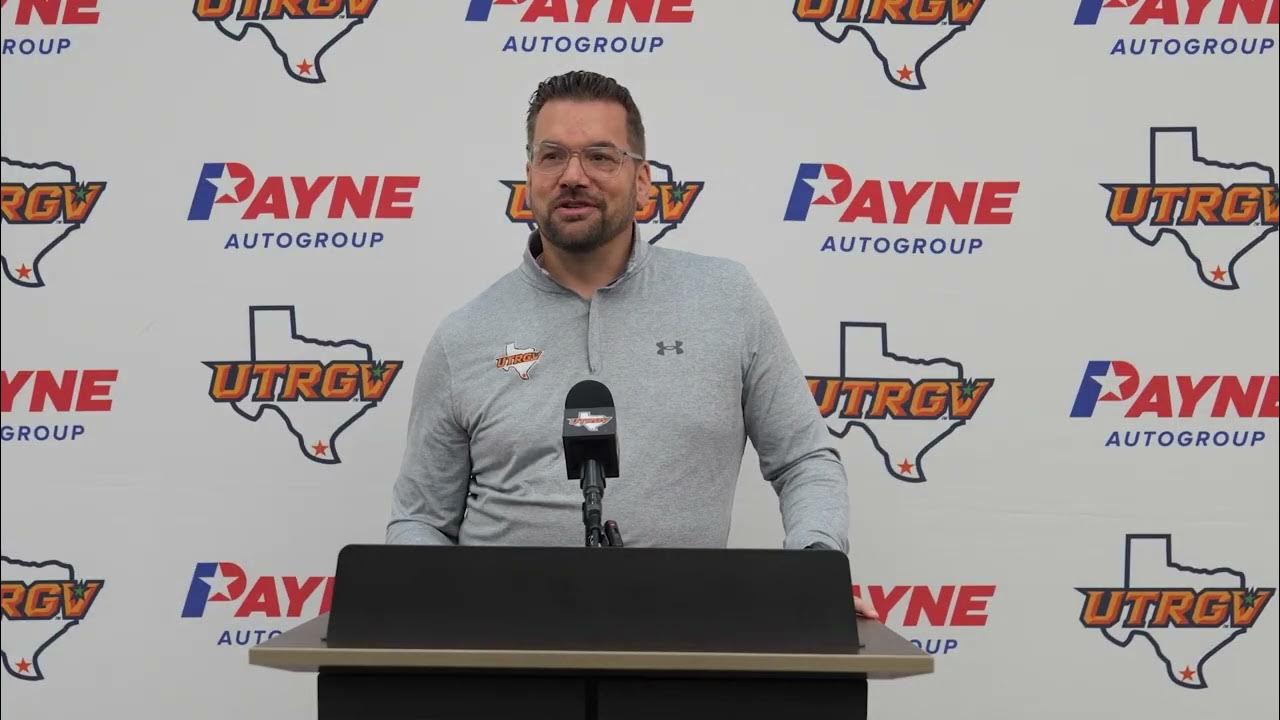 UTRGVmbb's tweet card. UTRGV Men's Basketball Weekly Press Conference - Oct. 21, 2025