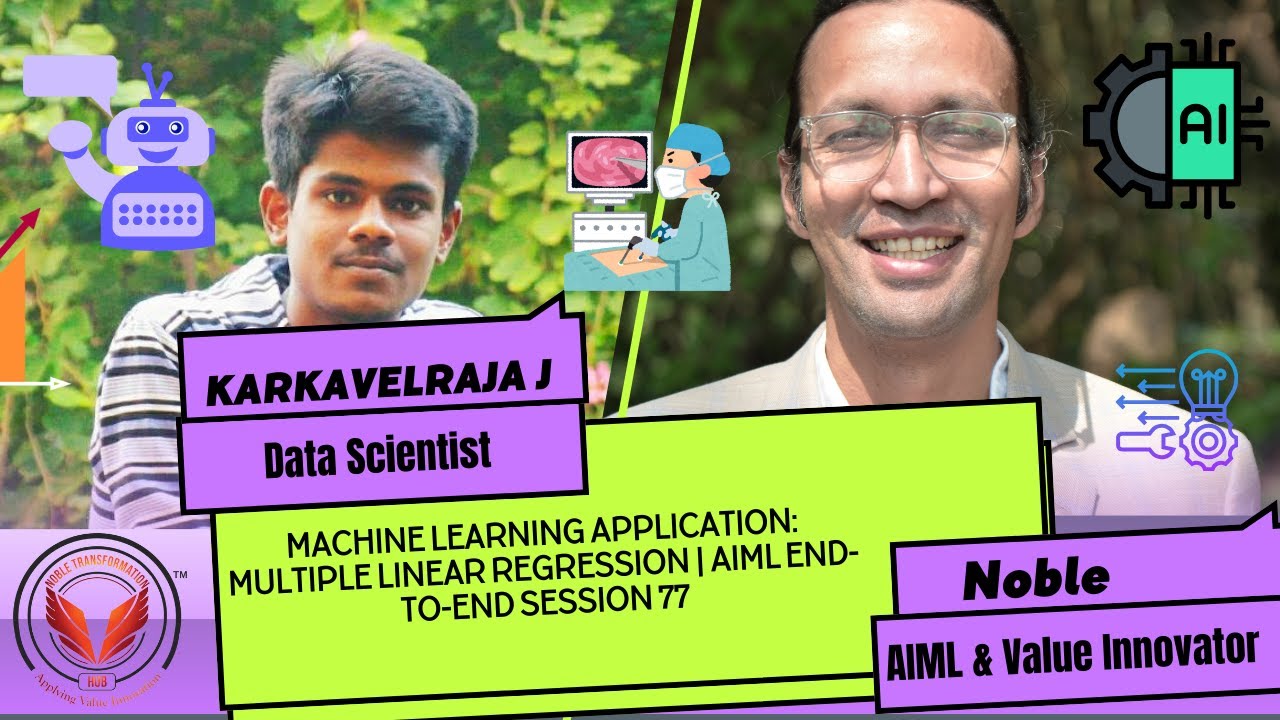NobleArya4's tweet card. Machine Learning Application: Multiple Linear Regression | AIML...
