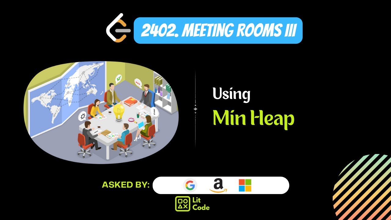 singhsachin3107's tweet card. HOW TO FIND Meeting Rooms III - Leetcode 2402