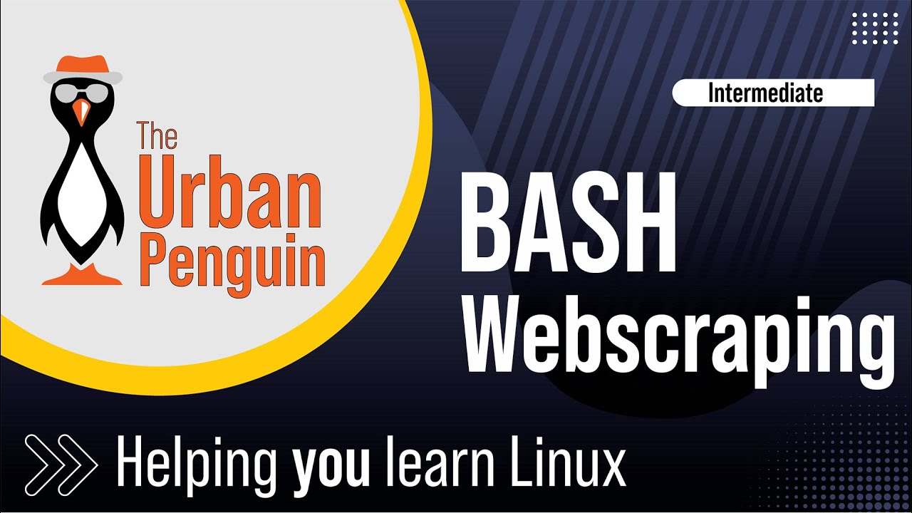 theurbanpenguin's tweet card. Master Webscraping with grep and sed