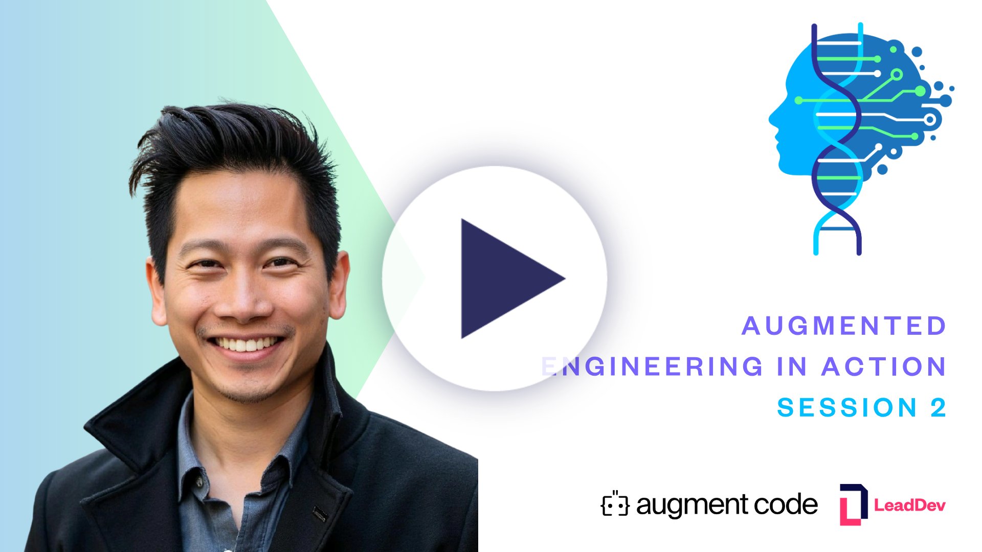 augmentcode's tweet card. Watch CTO Dan Van Tran break down how they assess – and improve – a variety of AI coding tools