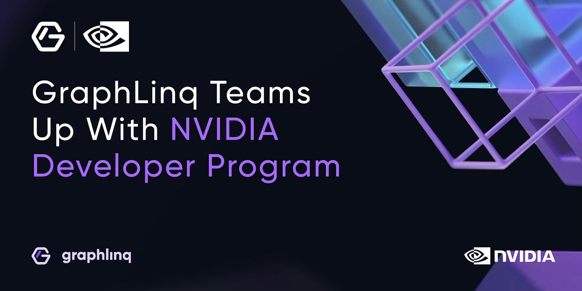 graphlinq_proto's tweet card. Big news, GraphLinq community! We’re officially part of the NVIDIA Developer Program, and this opens up a whole new world of opportunities…