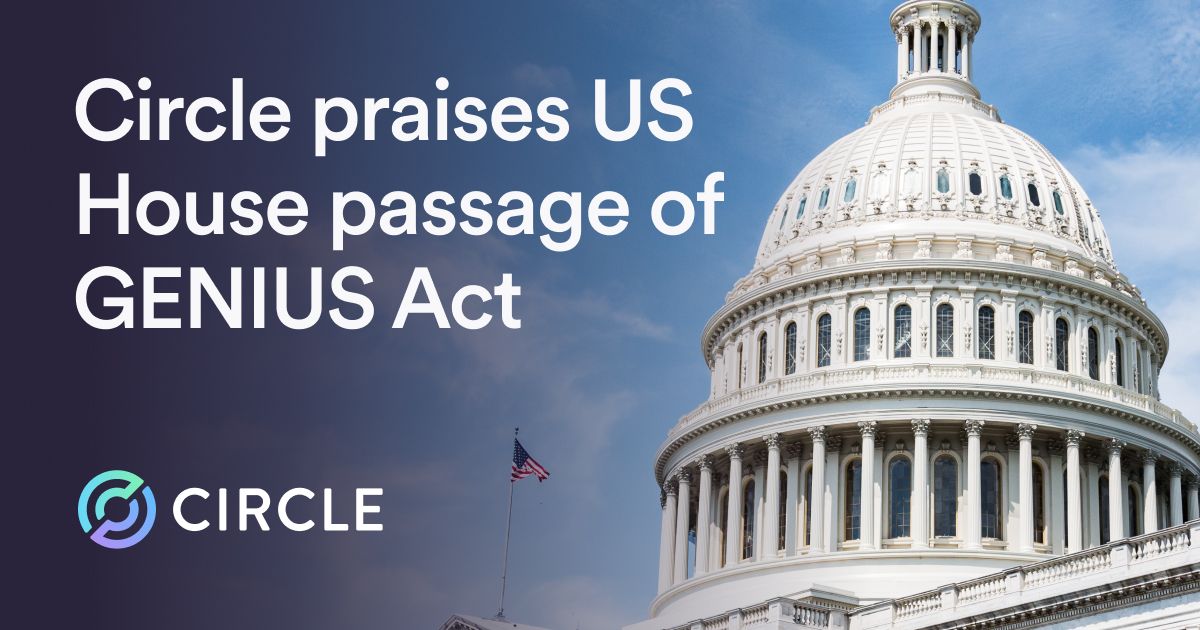 ddisparte's tweet card. Landmark, bipartisan vote clears path for a U.S. regulatory framework for payment stablecoins.