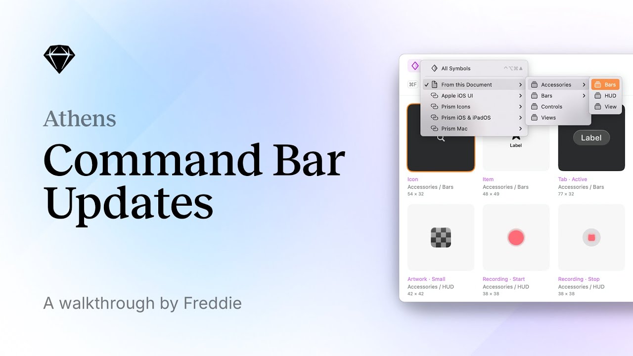 SketchHelp's tweet card. New in Sketch (2025): An even better Command Bar — walkthrough guide
