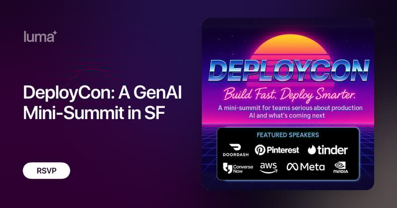 RunloopDev's tweet card. Serving a model isn’t the finish line—it’s the starting gun. Welcome to DeployCon, a free, no-fluff, engineer-first summit for teams building the next…