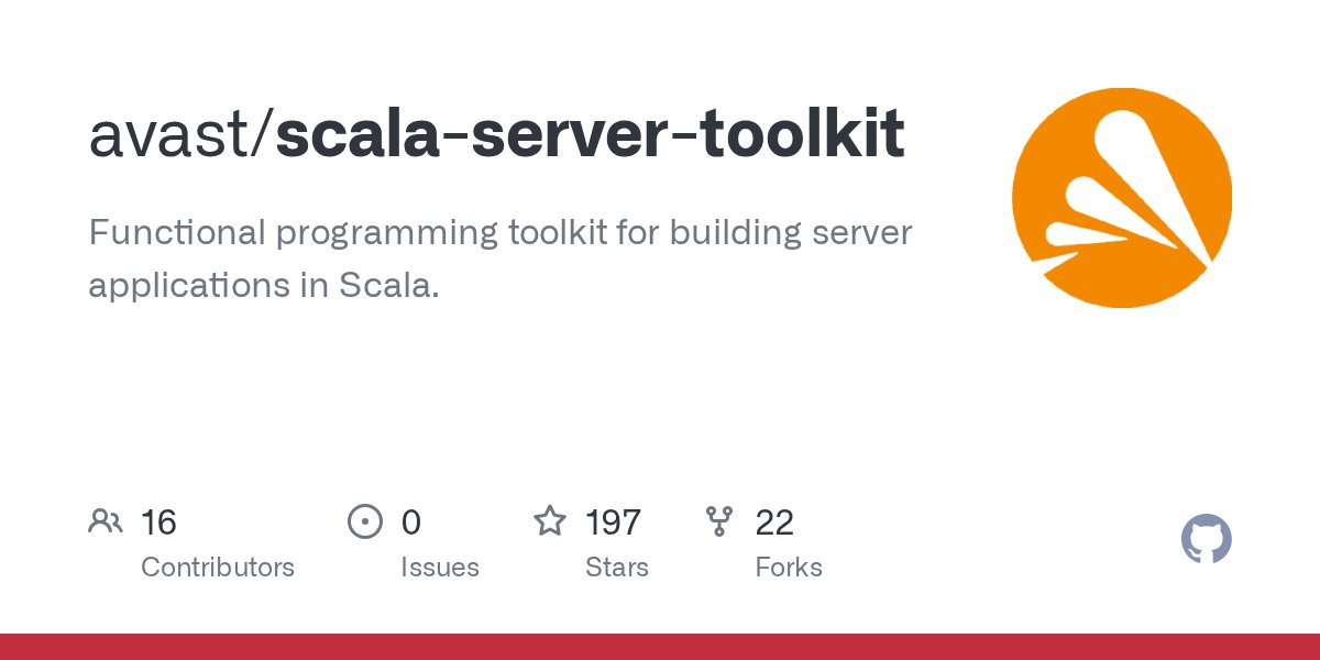 jakubjanecek's tweet card. Functional programming toolkit for building server applications in Scala. - avast/scala-server-toolkit