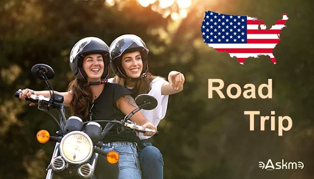 vhowtodo's tweet card. 6 Best Road Trip Destinations in the USA are Pacific Coast Highway, Historic Route 66, Overseas Highway, Columbia River Scenic Highway, Hwy 50, Route