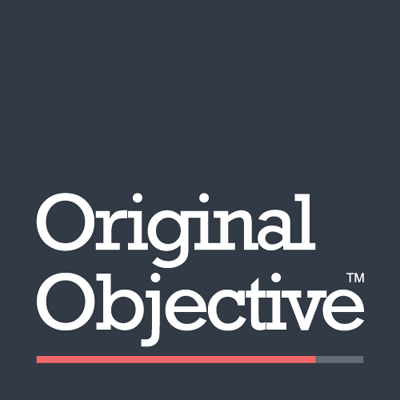 OrigObjective's tweet card. Original Objective is a digital innovation studio that helps organisations harness mobile, web, and AI technologies to drive transformation and growth.