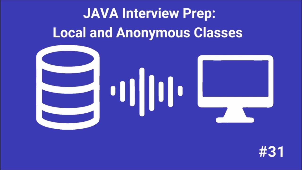 TechPrepPodcast's tweet card. Java Interview Prep #31: Local and Anonymous Classes - AI-Generated...