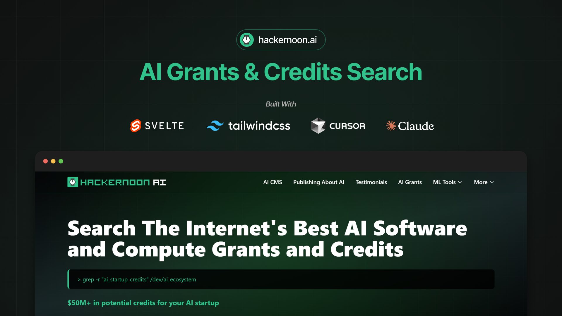 BestAIToolFind's tweet card. https://hackernoon.ai/software-compute-grants-credits-search Overview Finding ad