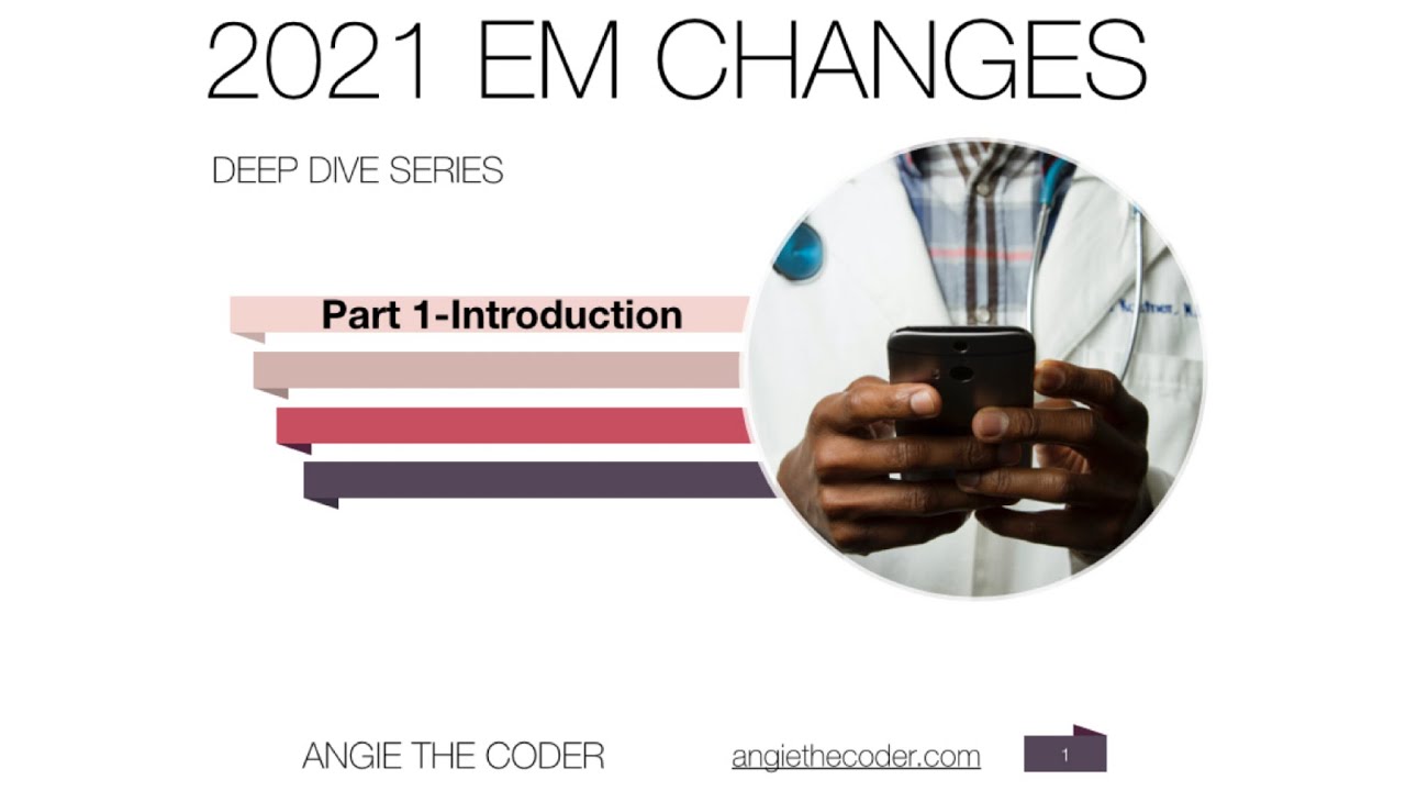 angiethecoder's tweet card. How to use the 2021 E/M cpt code changes - Introduction