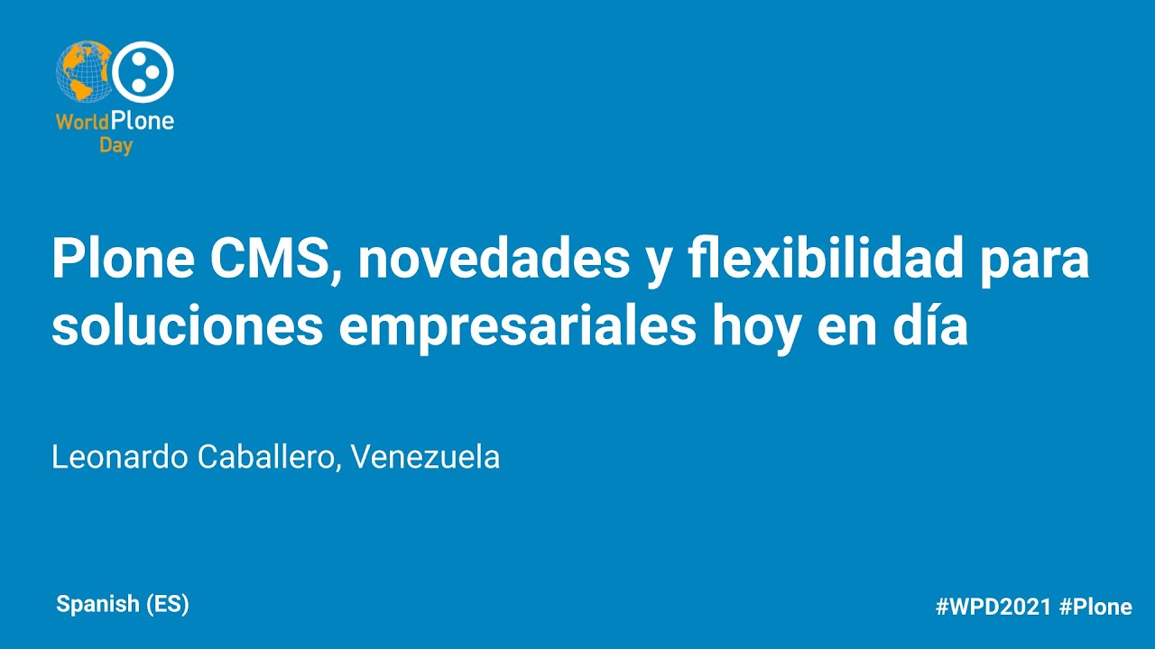 plone's tweet card. Plone CMS, novedades y flexibilidad para soluciones empresariales hoy...