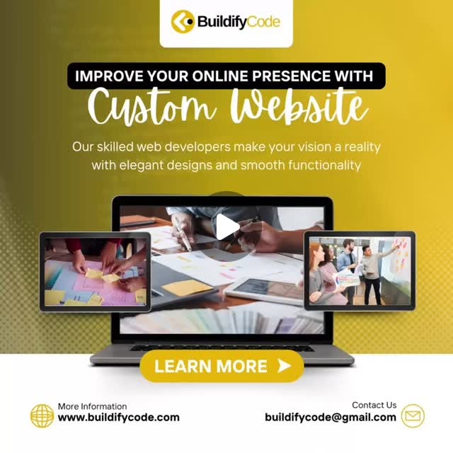 buildifycode's tweet card. Buildify Code (@buildifycode) • Instagram reel