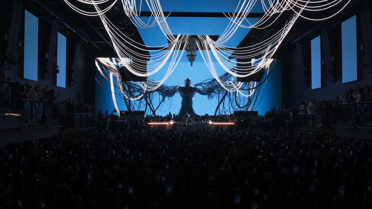 unixarcade's tweet card. Anyma, Chris Avantgarde - Quantum [Live from [UNVRS] Ibiza]