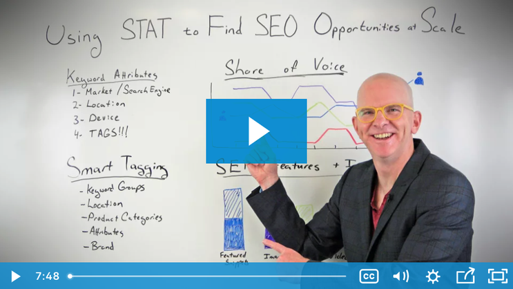 getSTAT's tweet card. Today, Cyrus explains how powerful STAT can be when you’re trying to discover SEO opportunities on a massive scale.