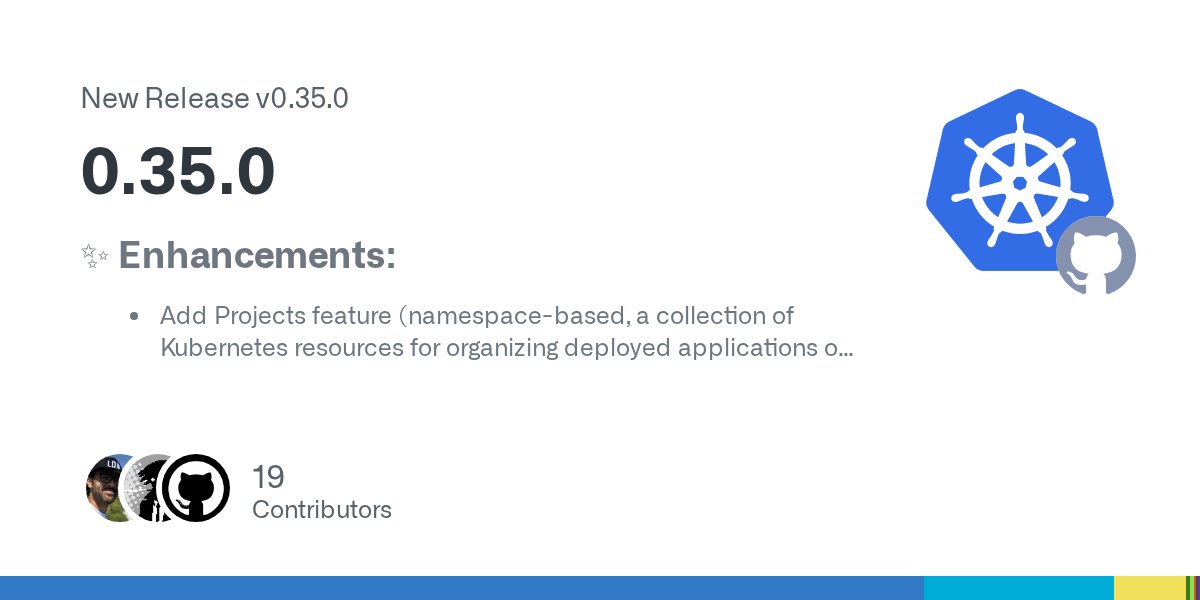 headlamp_ui's tweet card. ✨ Enhancements: Add Projects feature (namespace-based, a collection of Kubernetes resources for organizing deployed applications or workloads) Gateway API resources can be seen on the map view. Th...