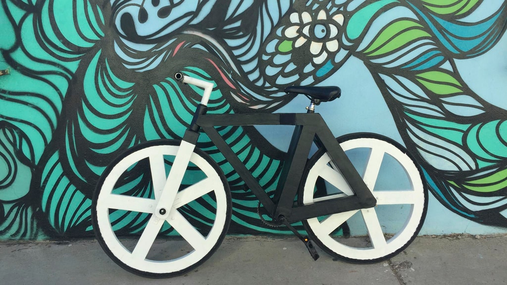 wearegreencode's tweet card. A different bike, made of recycled paper and 25% off!