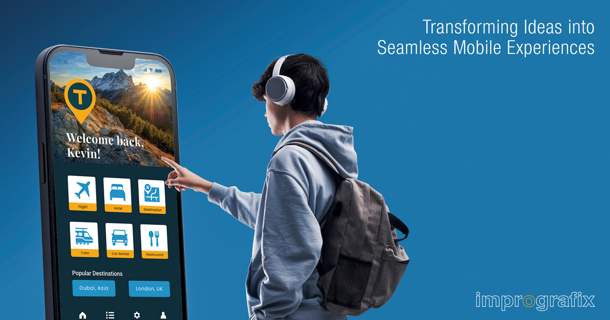 imprografix's tweet card. Mobile Application Development: Crafting Innovation in your palm. Imprografix can Transform your Ideas into Seamless Mobile Experiences.