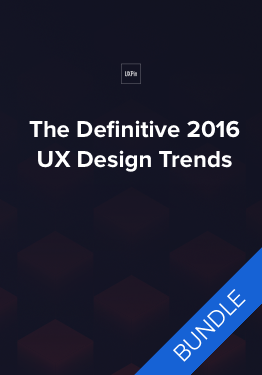 PatternsByUXPin's tweet card. 350+ pages of advice for web, UX, mobile. 300+ examples analyzed from companies including Slack, Waze, Spotify, Jawbone.