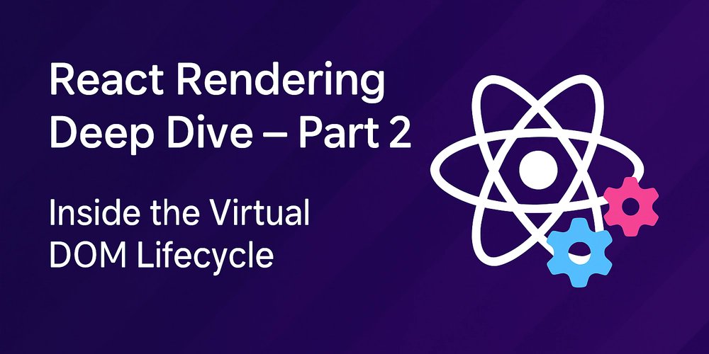 MriduDixitTech's tweet card. In Part 1, we explored what the Virtual DOM is and how React uses it to efficiently render UI. Now,...