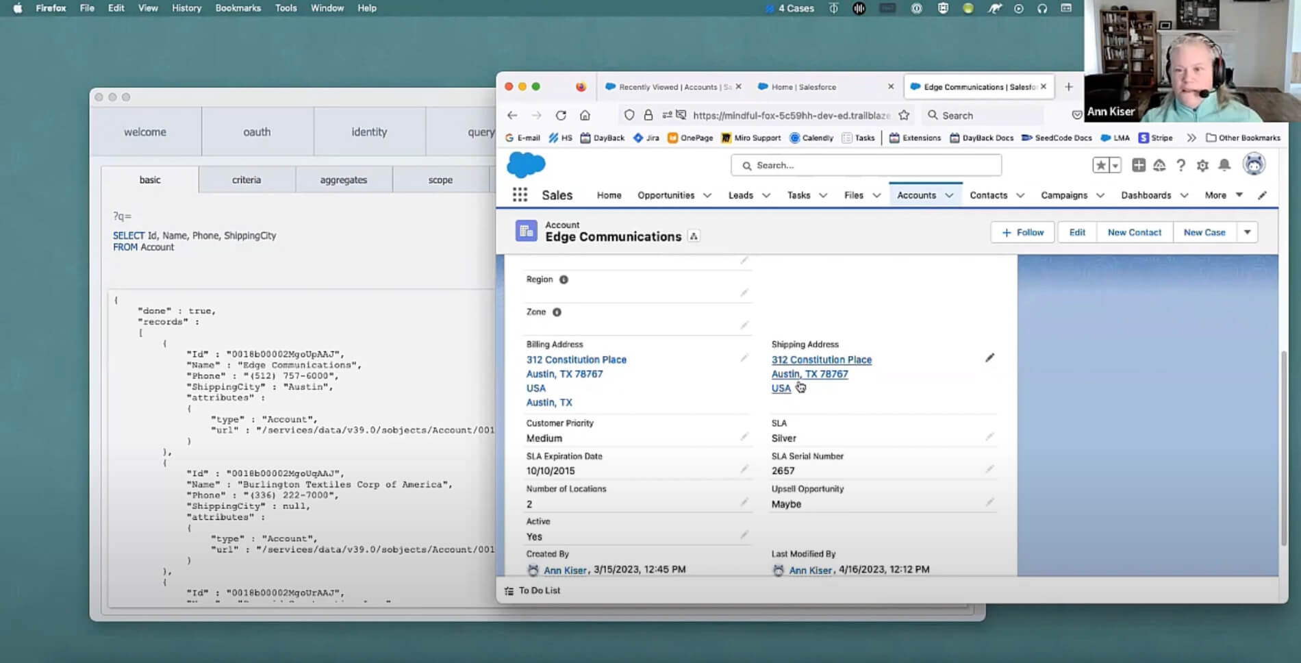 seedcode's tweet card. Salesforce API and FileMaker - SeedCode's Ann Kiser shares her example file to pull Salesforce records into Claris FileMaker.