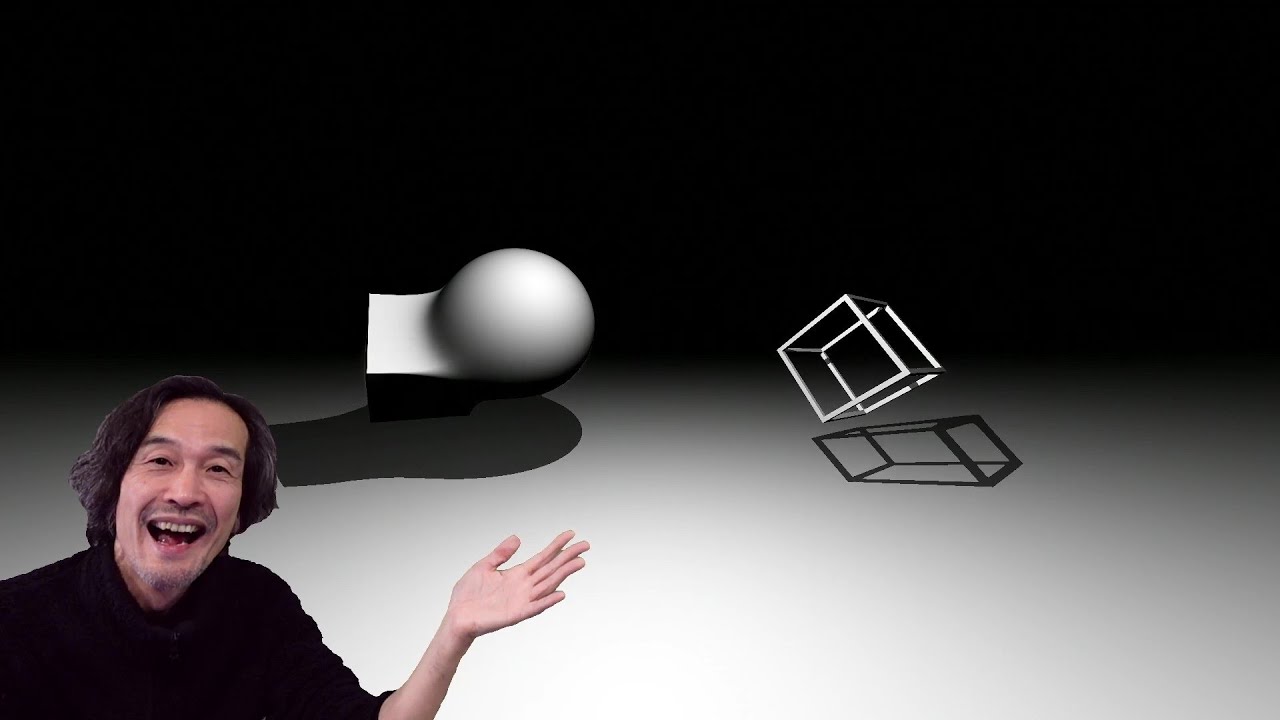 coding_ocean's tweet card. PixelShaderだけで３D描画する「RayMarching」
