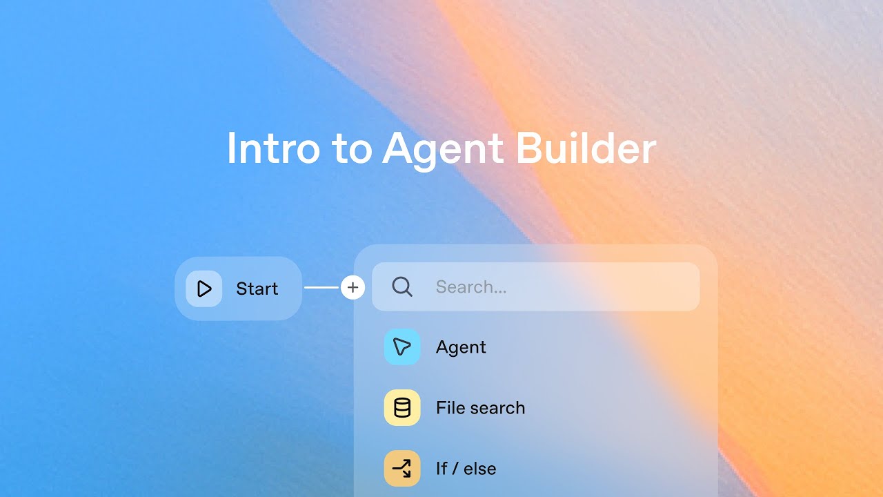 CoderDD's tweet card. Intro to Agent Builder
