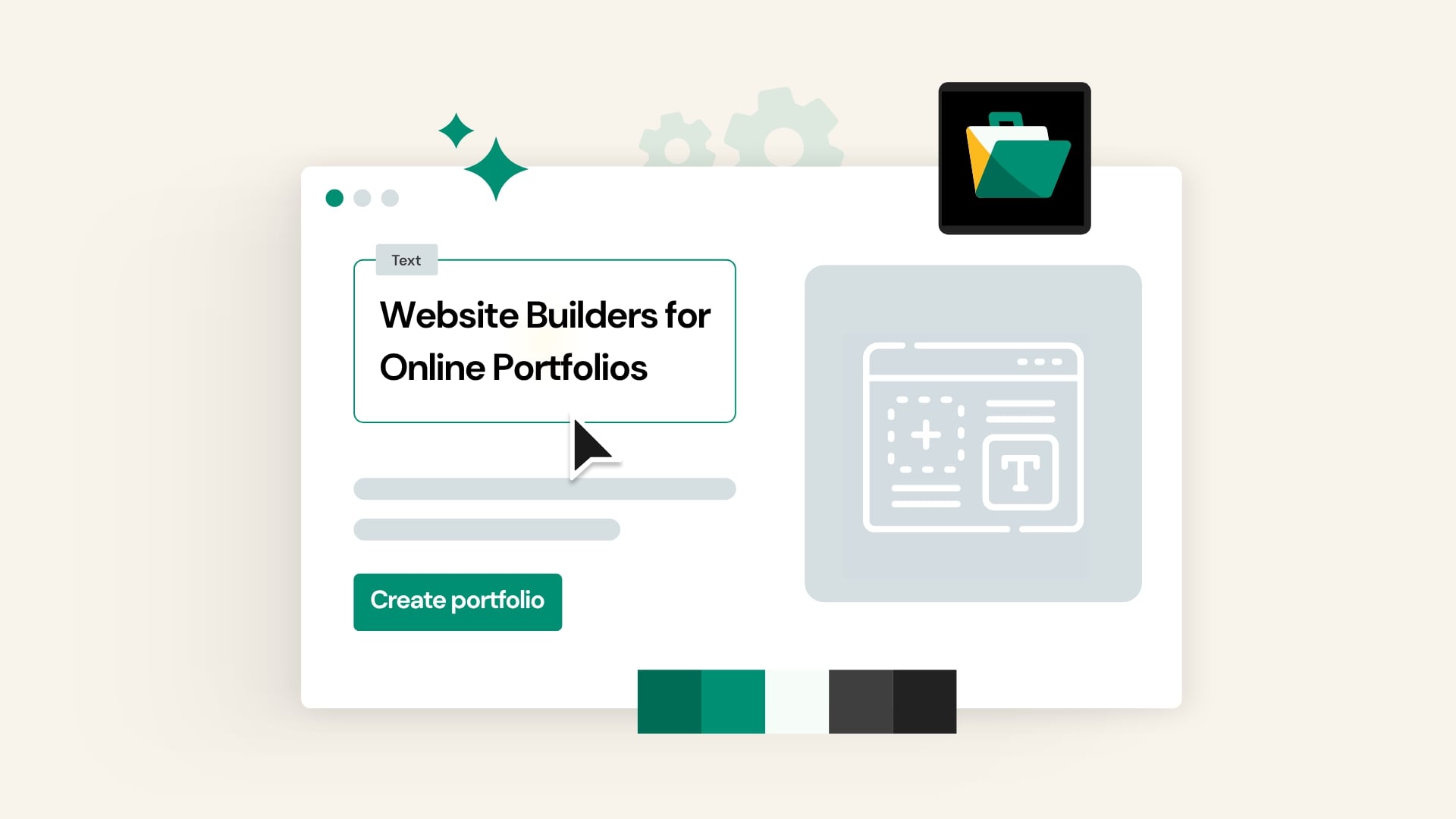 impulsaecomm's tweet card. The 5 Best Website Builders for Portfolios compared in 2025: 1. Wix 2. Squarespace 3. Behance 4. Clippings.me 5. Journo Portfolio.