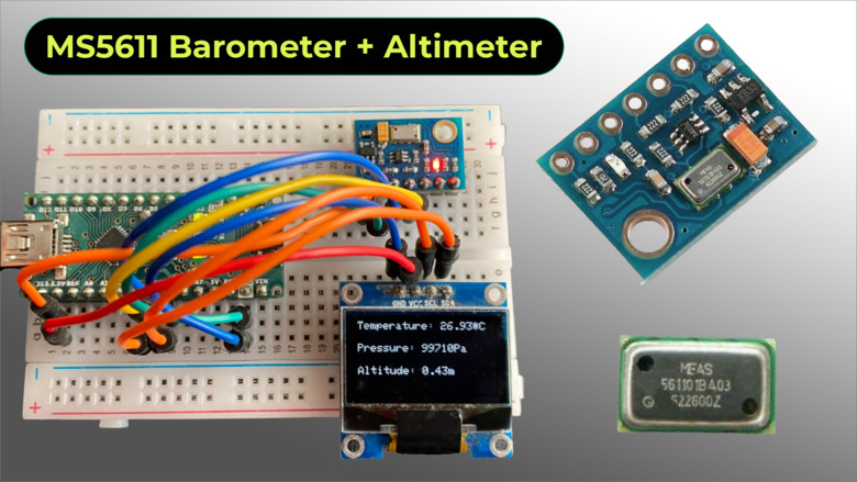 how2electronics's tweet card. Overview In this tutorial, we will learn how to interface the MS5611 Barometer/Altimeter Sensor with Arduino Board using C/C++ Code. The MS5611 is a new
