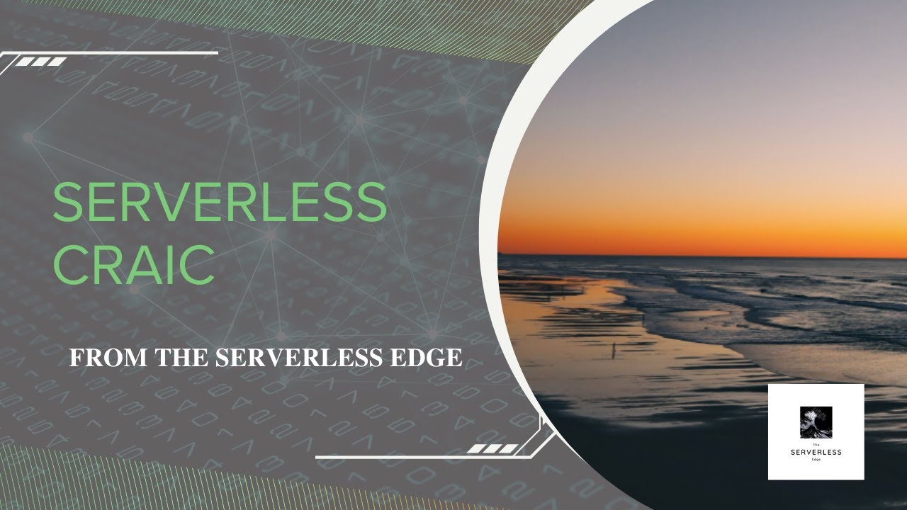 ServerlessEdge's tweet card. Serverless Craic Ep68 The Serverless First Edge