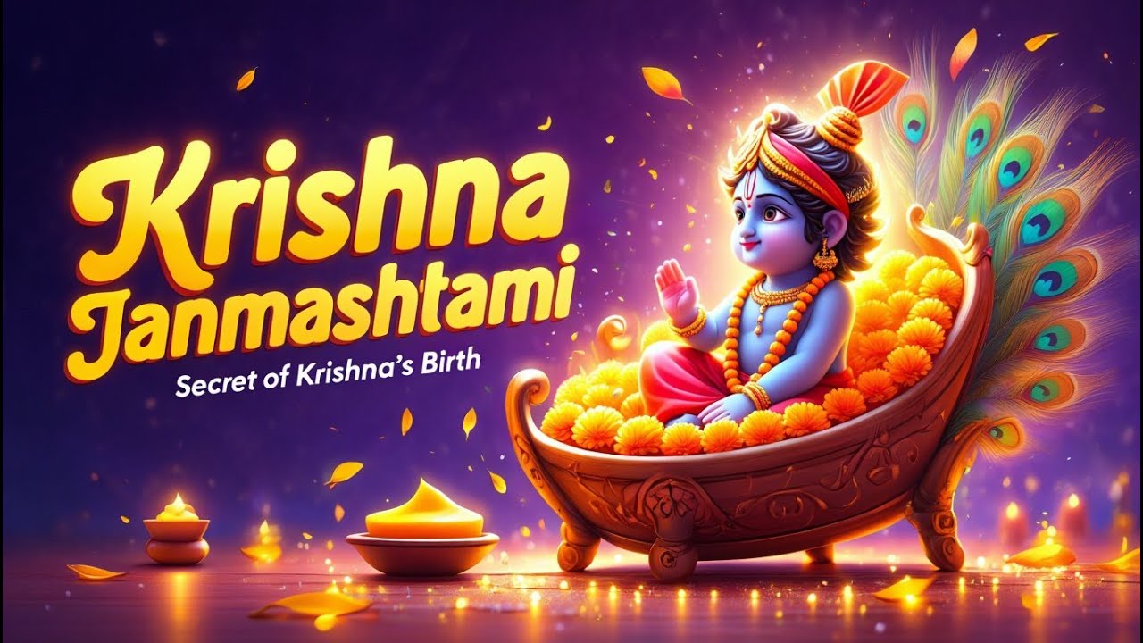 CIVILTutorials's tweet card. Secret of Krishna’s Birth Story | Shri Krishna Janmashtami Special |...