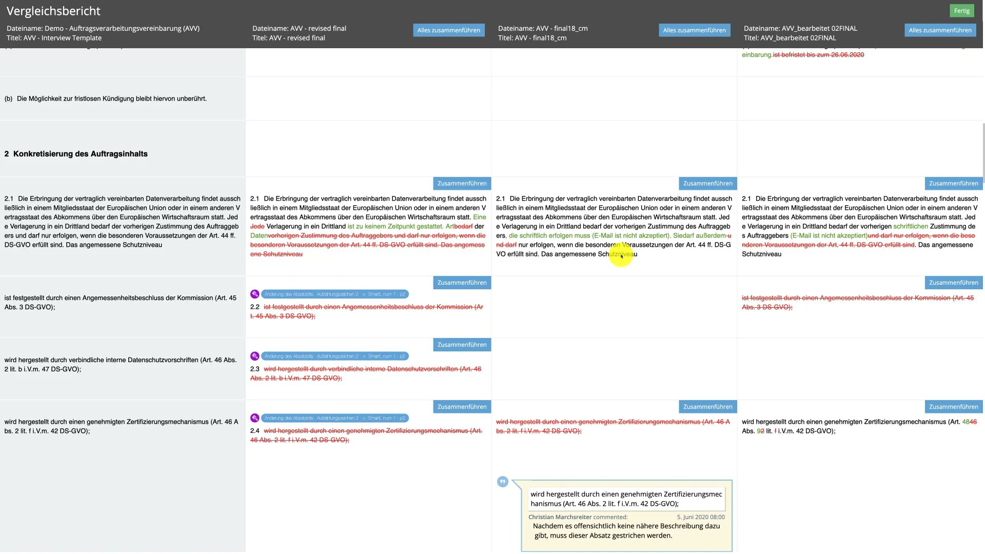 smashdocs's tweet card. SMASHDOCs Highlight: Mehrere Word-Dokumente miteinander vergleichen